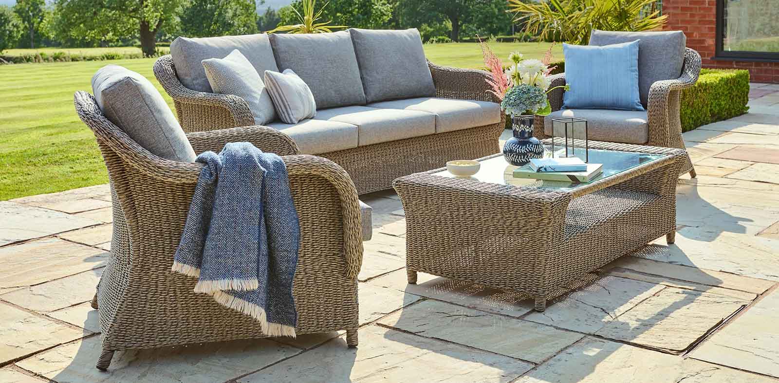 Palermo outdoor furniture in luxury rattan