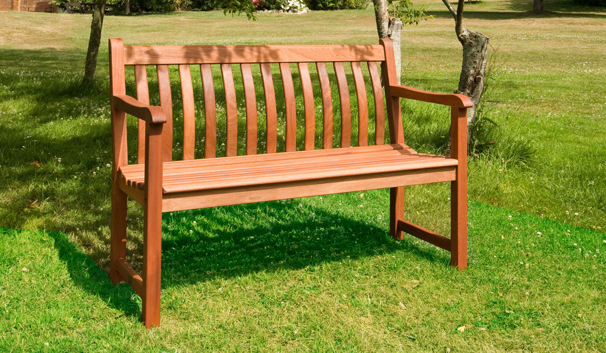 Luxury garden bench cornis