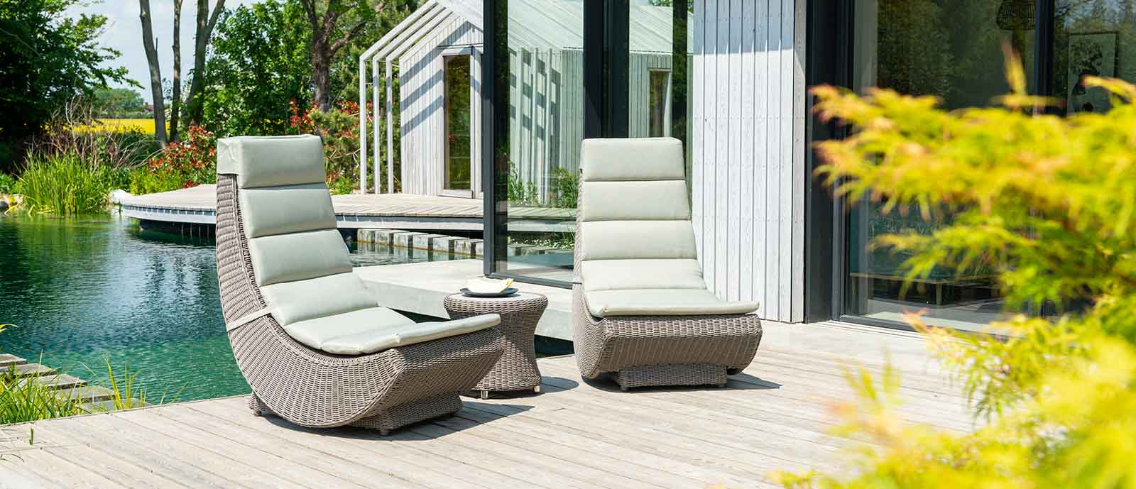 Hazelmere outdoor lazy chairs