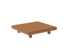 Low square teak coffee table from the Sorrento range