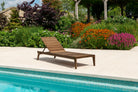 Sherwood Adjustable garden sunbed by pool