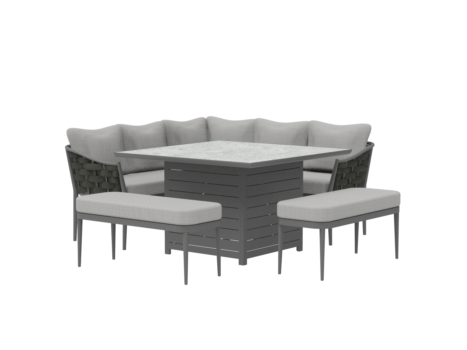 Torino Square Dining set