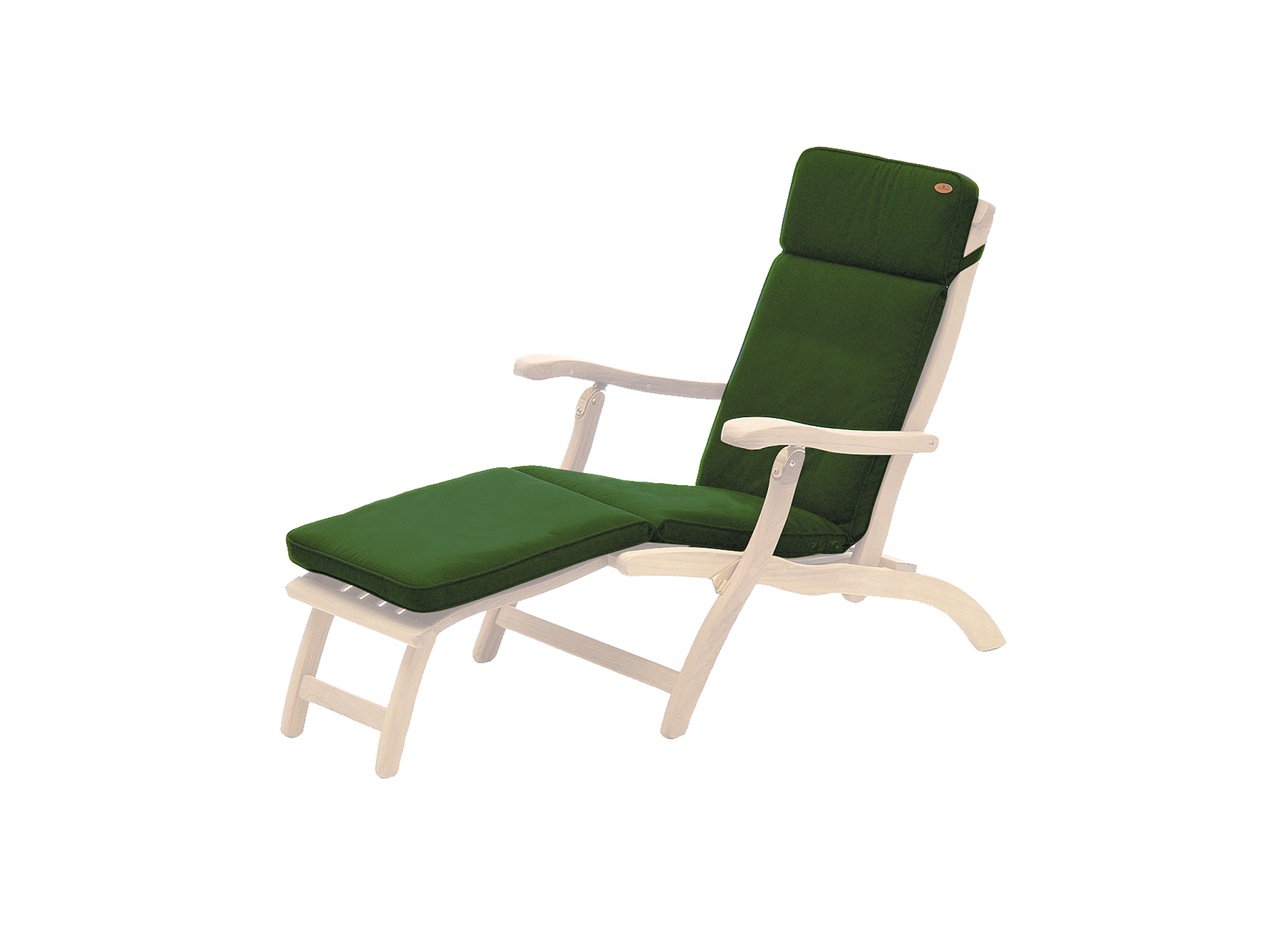 green steamer cushion