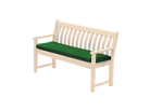 green bench cushion