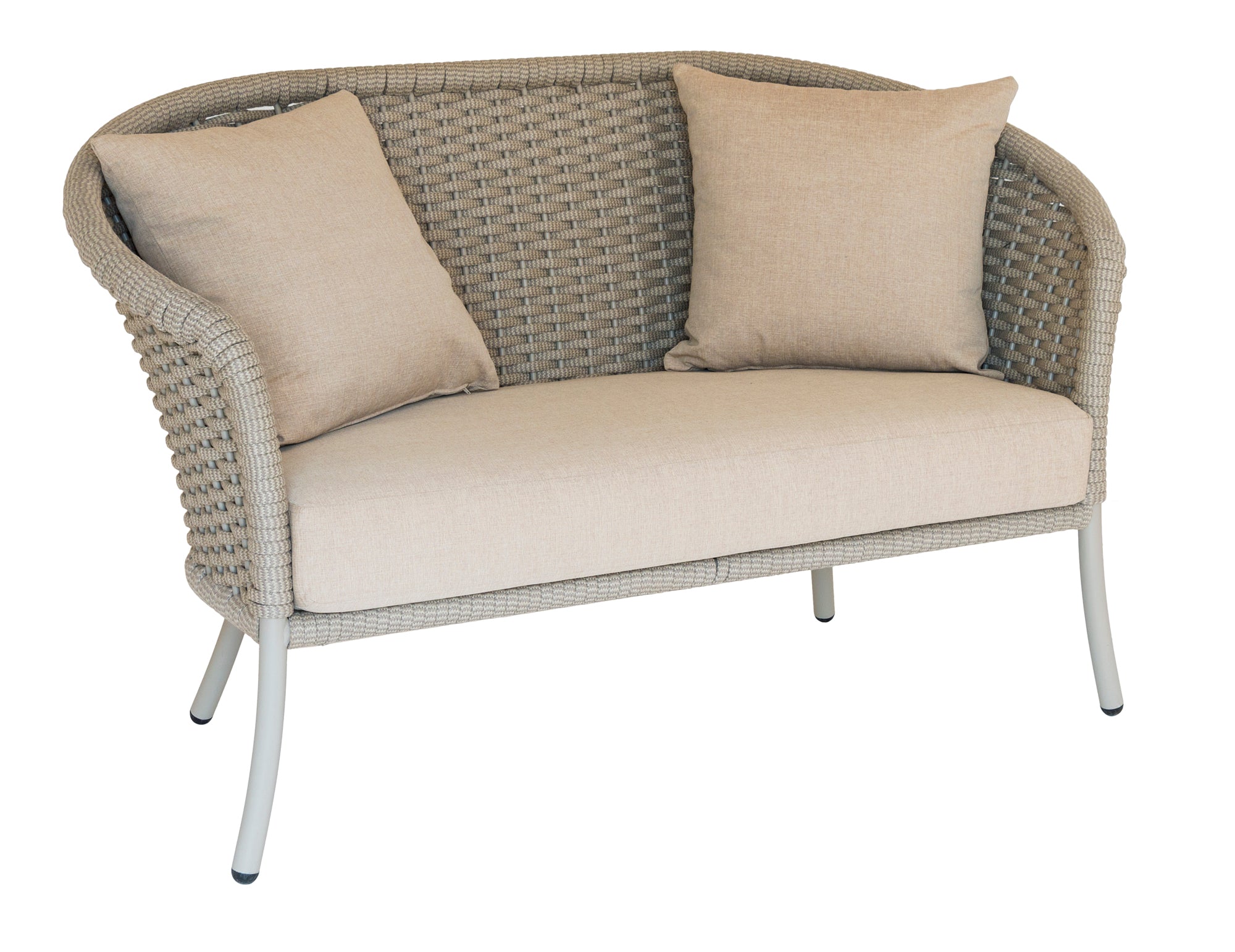 2-seat garden sofa in the Cordial Weave by Alexander Rose