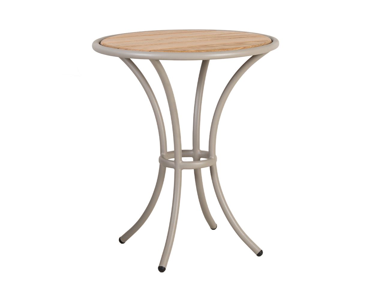 Cordial bistro table with roble top