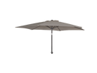 Beige patio umbrella on a white background