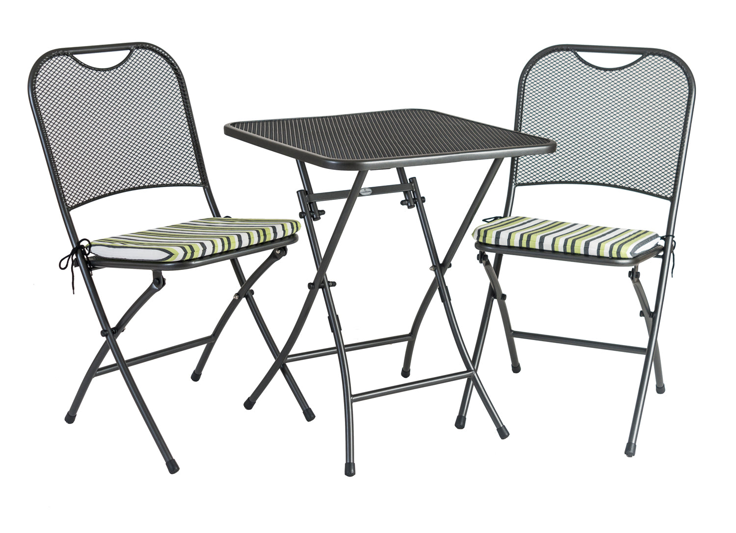 Portofino Seat Pad Green Stripe