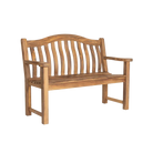 Wooden bench on a white background