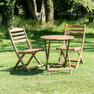 Garden Furniture Wooden Folding Tea For Two Set