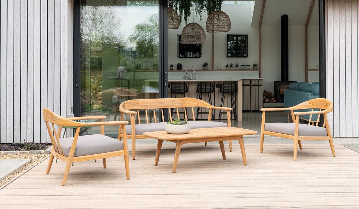 Dana Wood 2 Seater Sofa