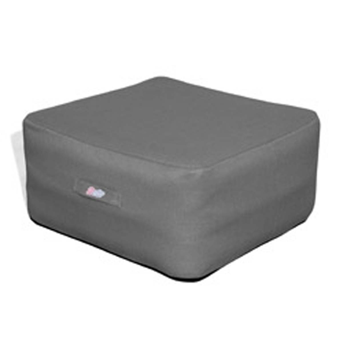 grey Inflatable Square Foot Stool