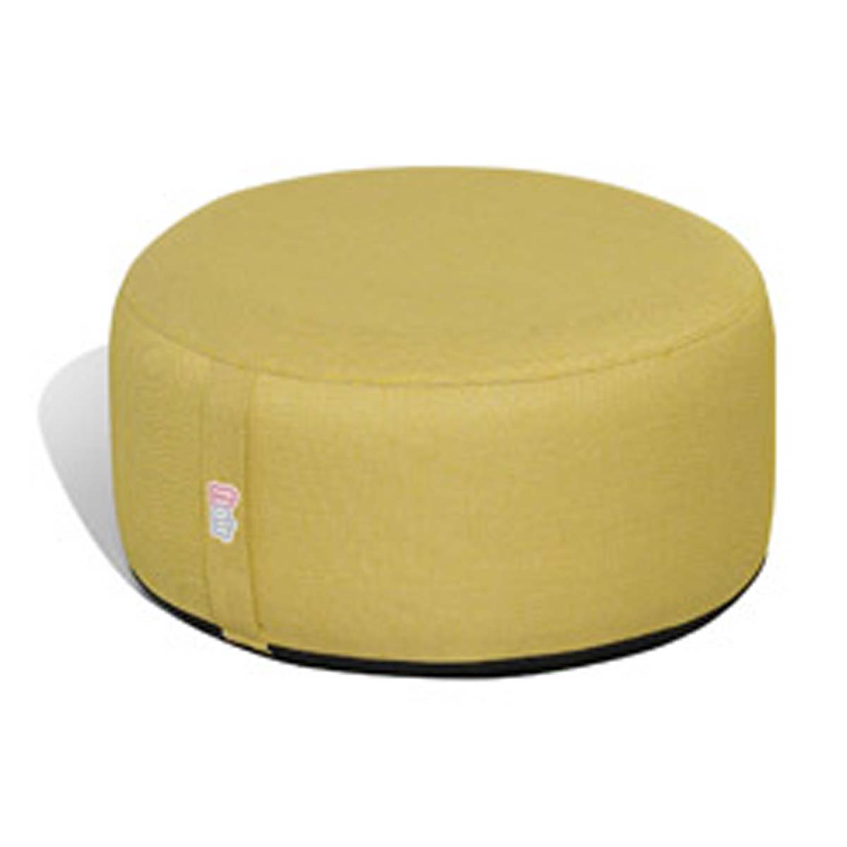 Inflatable yellow Round Foot Stool