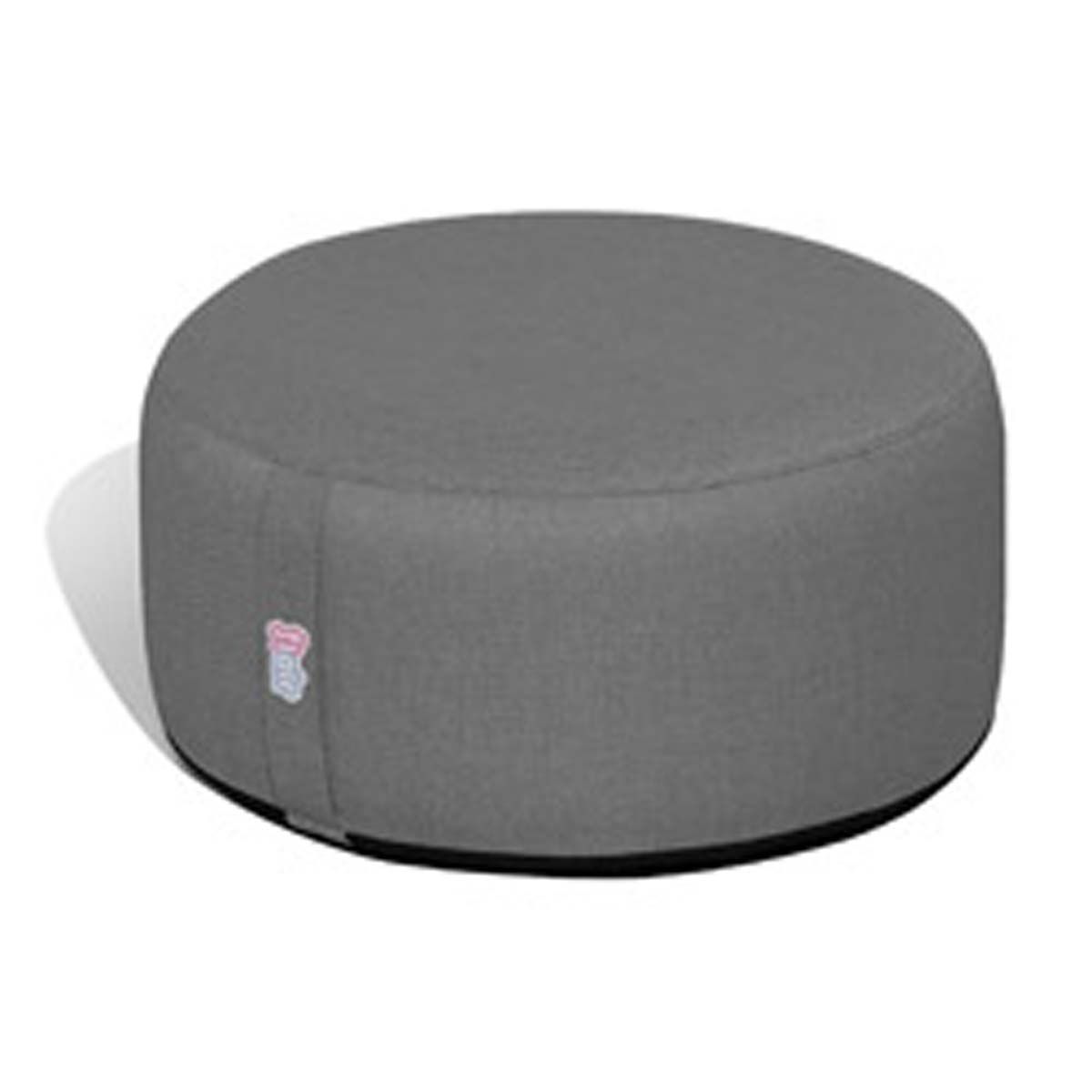 Inflatable grey Round Foot Stool