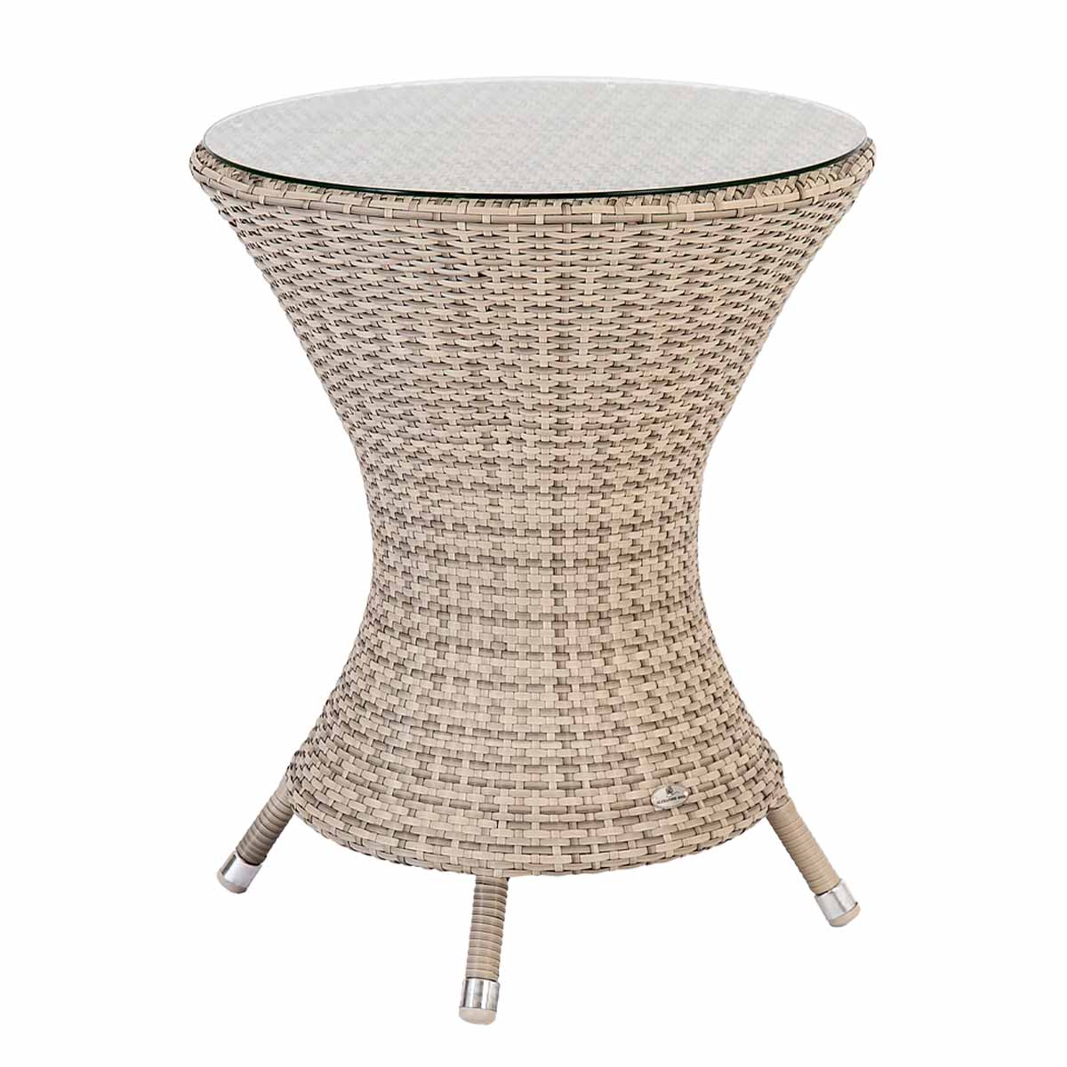 Alexander Rose Ocean Wave Round Bistro Table 0.6m Glass Only