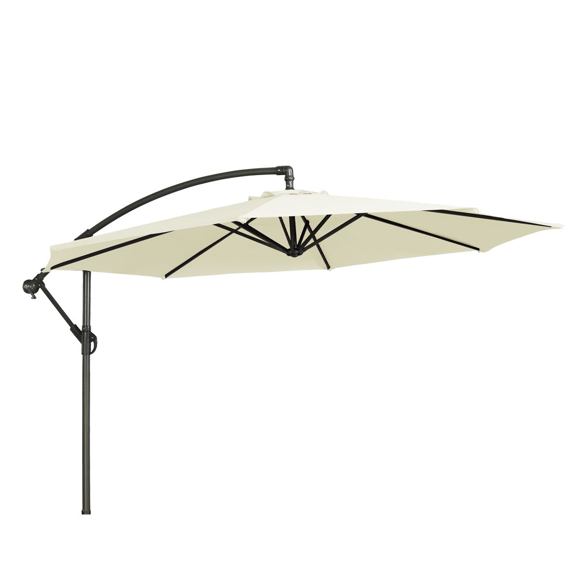 Alexander Rose ecru Round Cantilever Canopy Only 3M