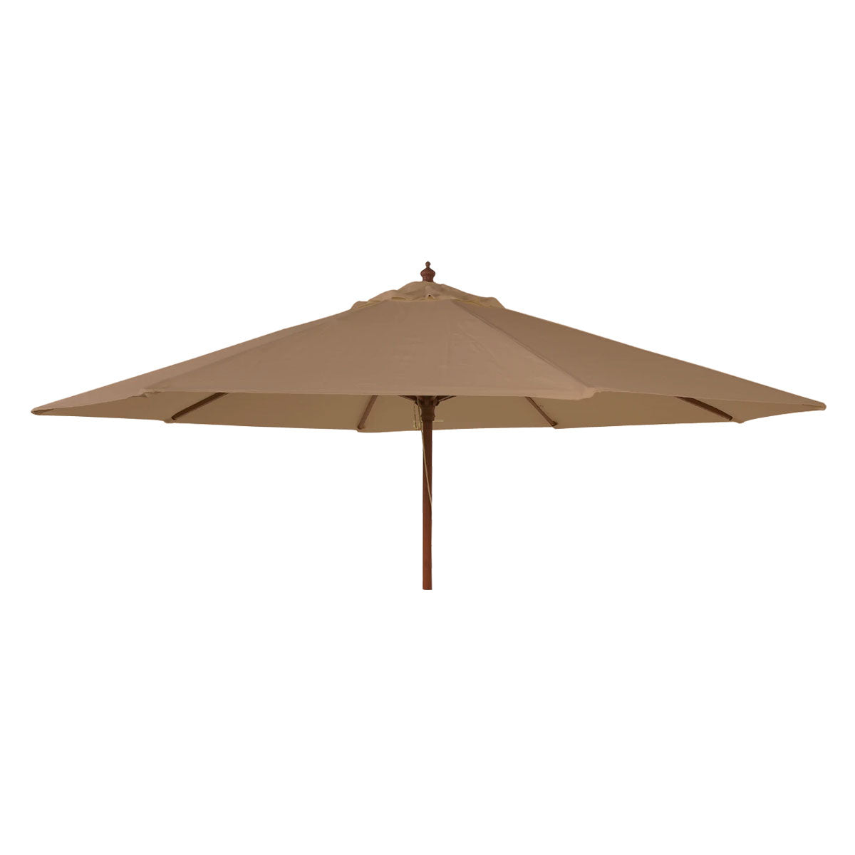 taupe Round Wood Parasol Canopy Only 2.7M