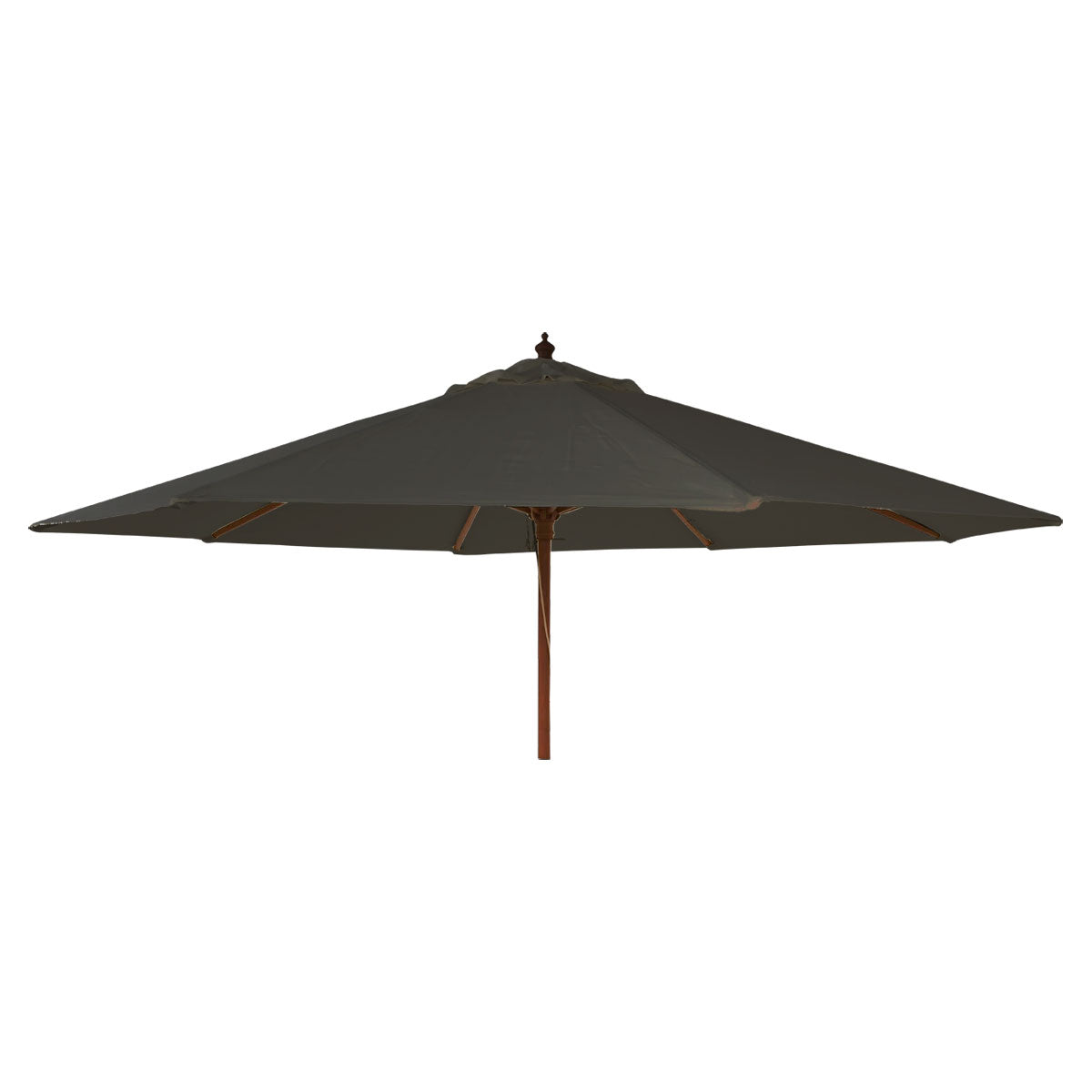 Grey Round Wood Parasol Canopy Only 3M