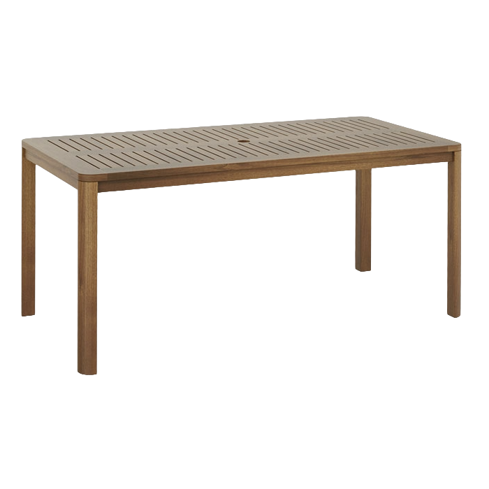 Bolney rectangular outdoor table 1.6m x 0.8m in rich acacia wood