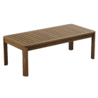 Bolney backless outdoor bench in acacia wood