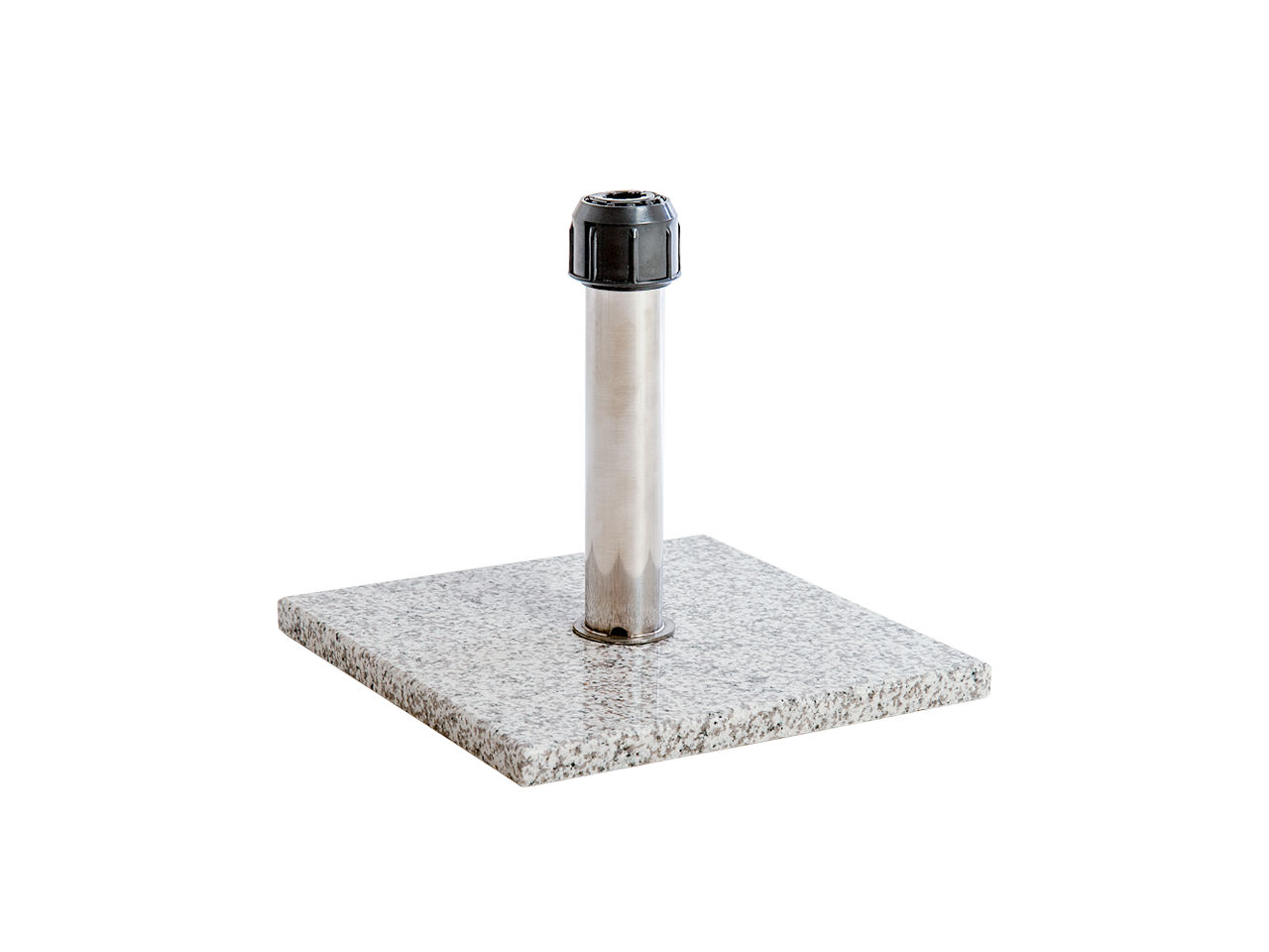 Granite Parasol base with metal post