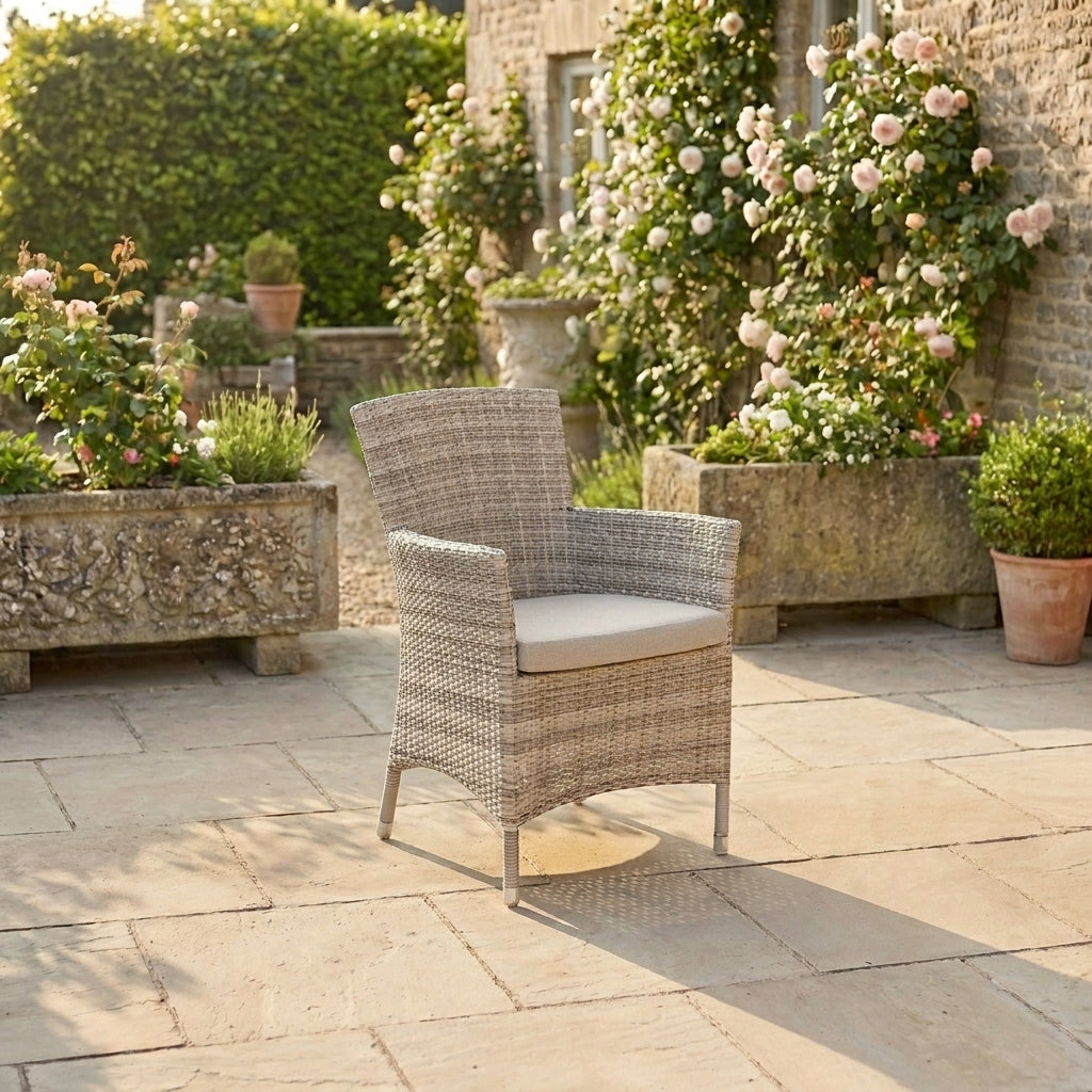 Ocean Pearl Square Garden Table .8m x .8m | Alexander Rose
