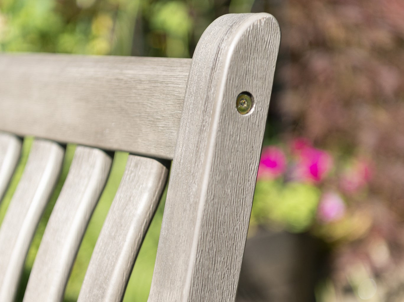 close up of old england bench