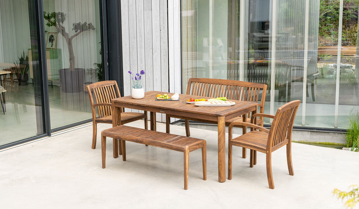 Bolney Timber Backless Bench 4ft