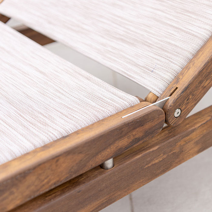 Bolney Adjustable Sling Wooden Sunbed