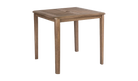 Wooden table on a white background