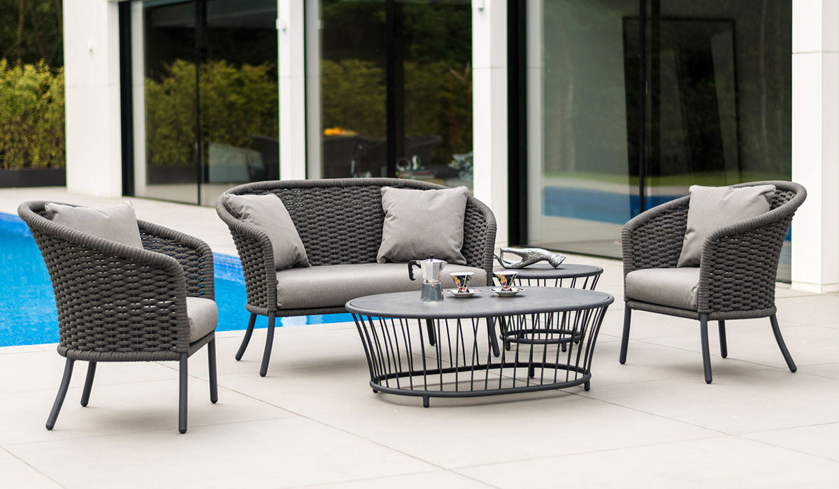 Cordial Grey Lounge Armchair for garden