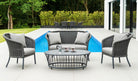 Cordial Grey Lounge Armchair for outside