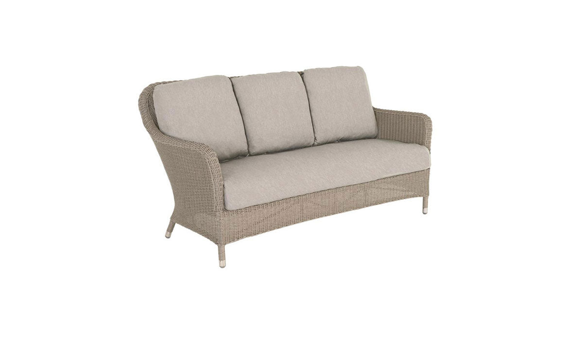 Hazelmere outdoor 2 Seater Sofa cutout in natural weave