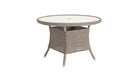 Hazelmere Round Table cutout in grey weave