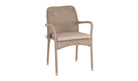 Hazelmere Stacking Armchair cutout in natural weave