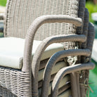 Hazelmere Stacking Armchair close up stacked