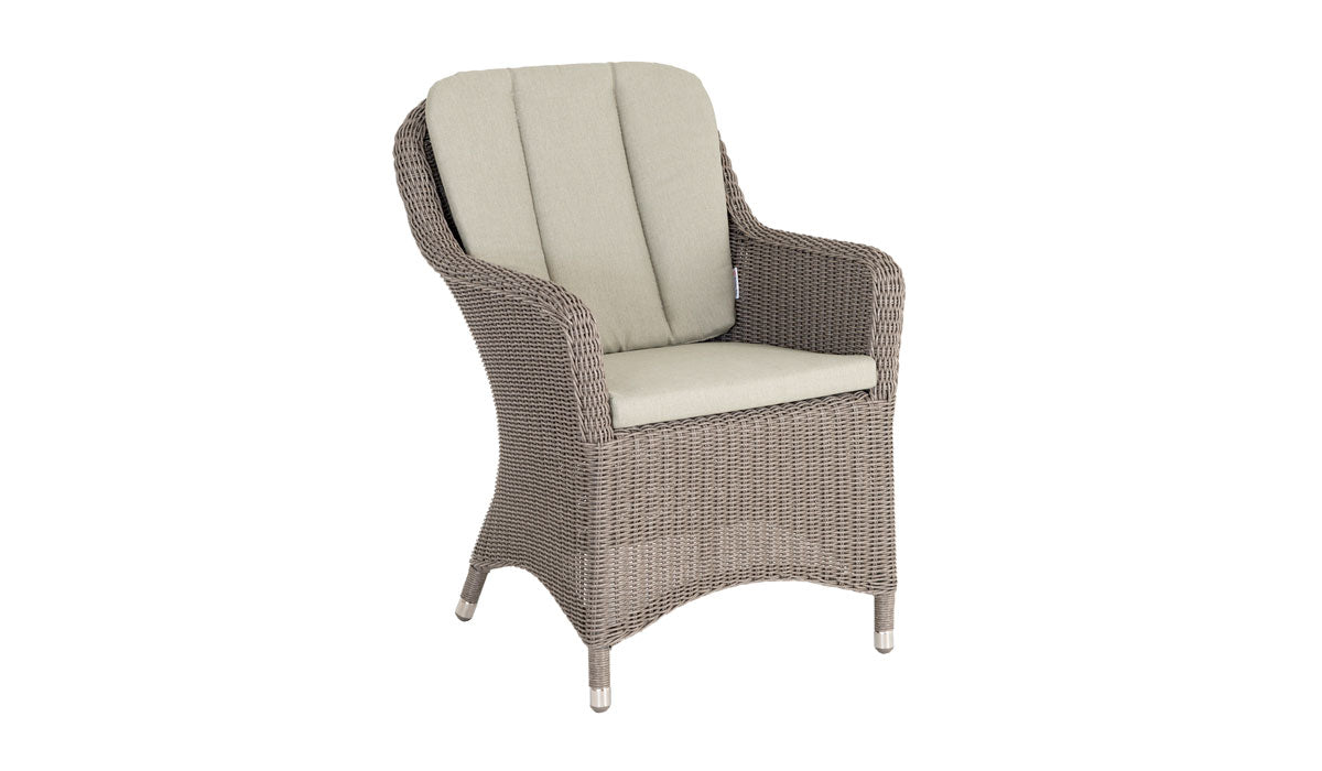 Hazelmere Armchair cutout in grey weave