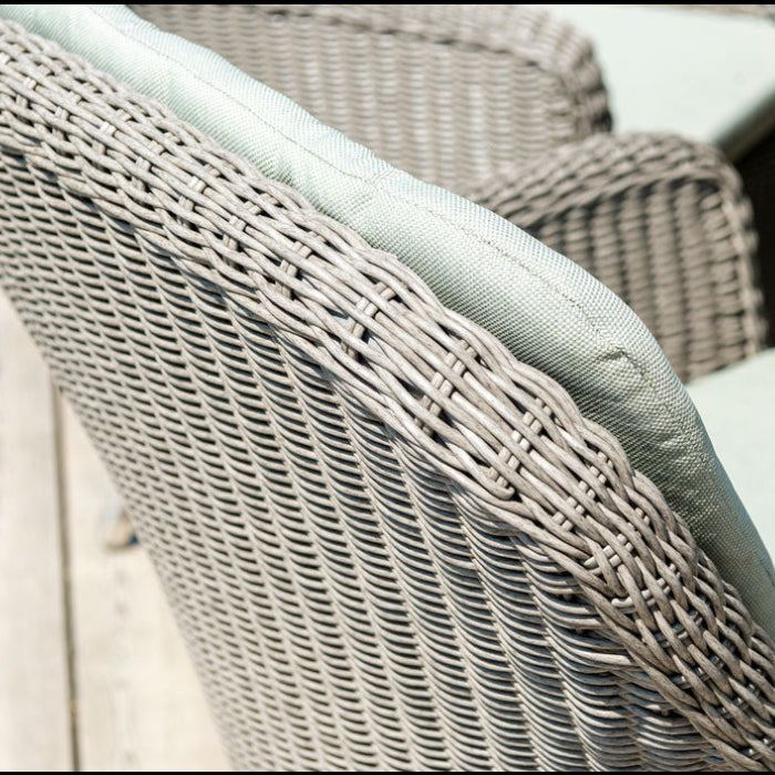 Hazelmere Armchair close up in pistachio cushion