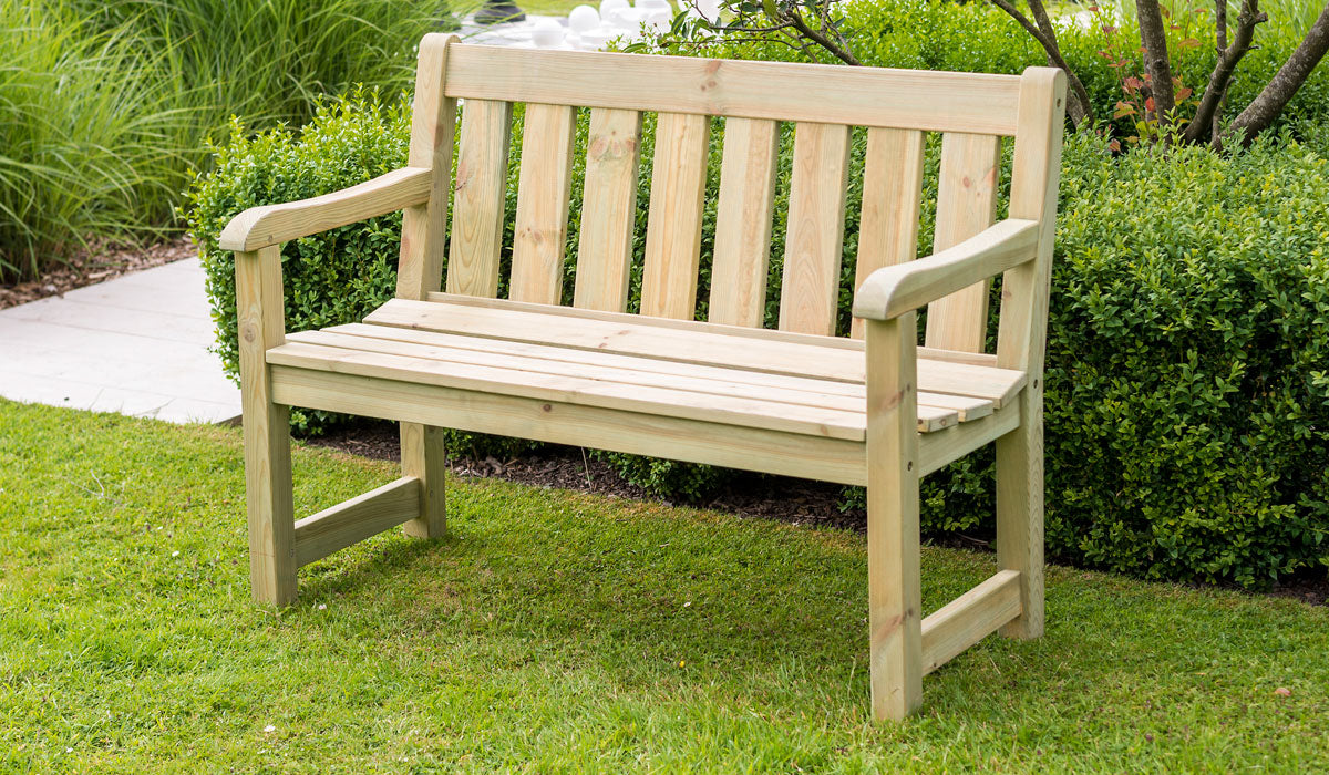 Alexander Rose Pine Malu Bench 4ft 