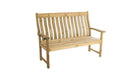 Pine High Back Bench 5ft cutout