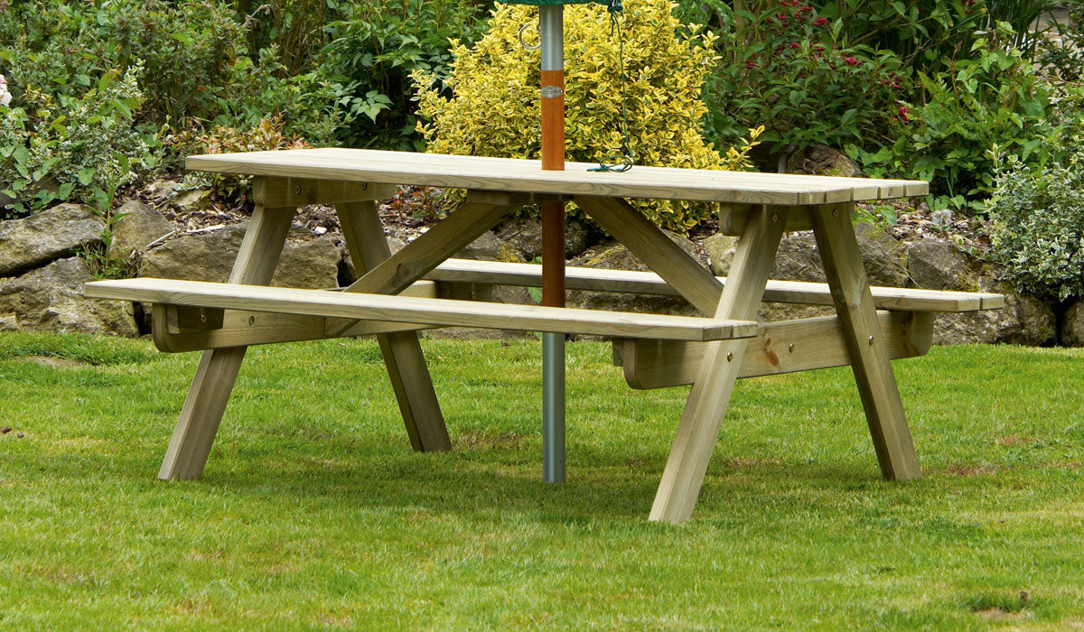 Alexander Rose Pine Malu Picnic Table 5ft