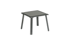Gray outdoor table on a white background