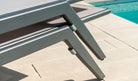 Rimini Stacking Sling Sunbed close up