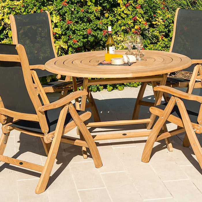 Roble Bengal Folding Table 1.3m