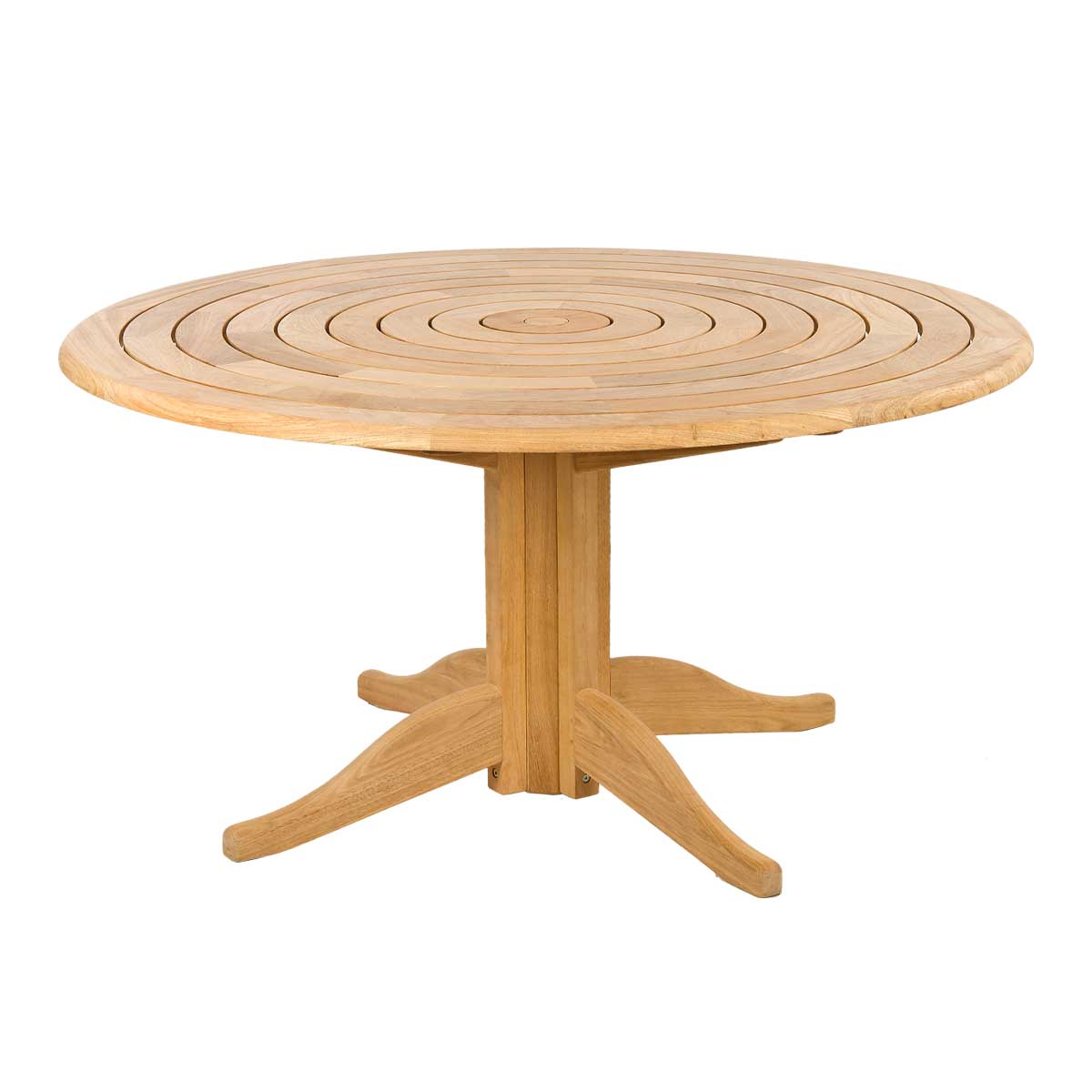 Roble Bengal Pedestal Table 1.45m cutout