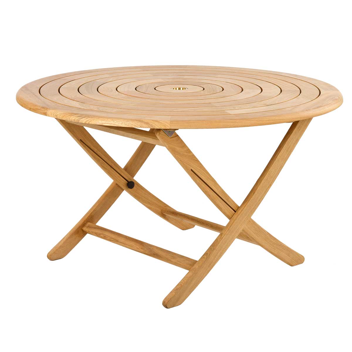 Roble Bengal Folding Table 1.3m cutout