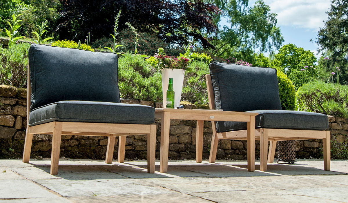 Alexander Rose Roble Tivoli Side Table 0.8m x 0.8m