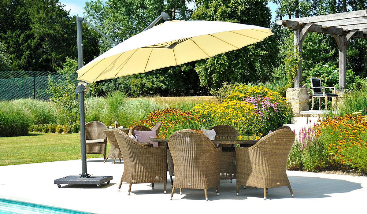 San Marino Curved Top weave Armchair