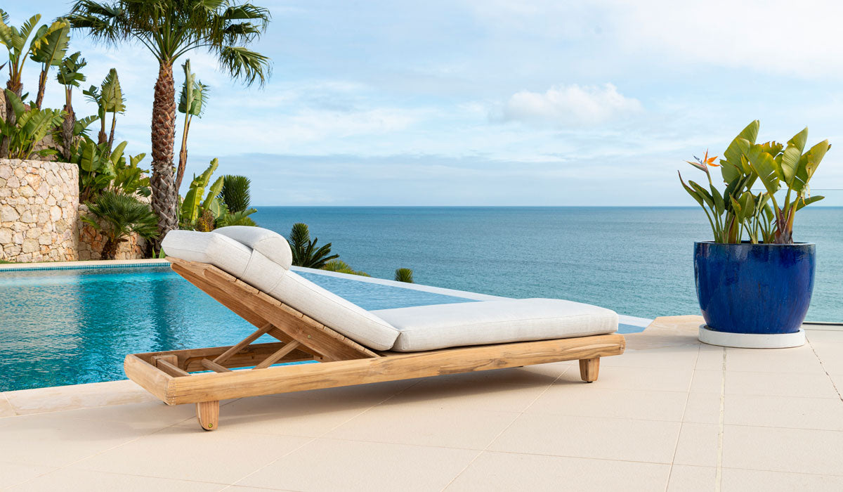 Sorrento Adjustable Sunbed Luxury Garden Furniture Alexander